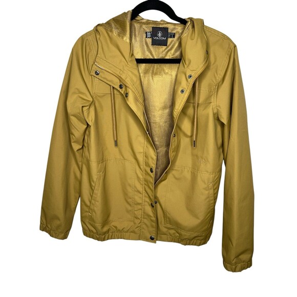 Volcom Gold Enemy Stone Jacket Size S/4-6 - Picture 3 of 6